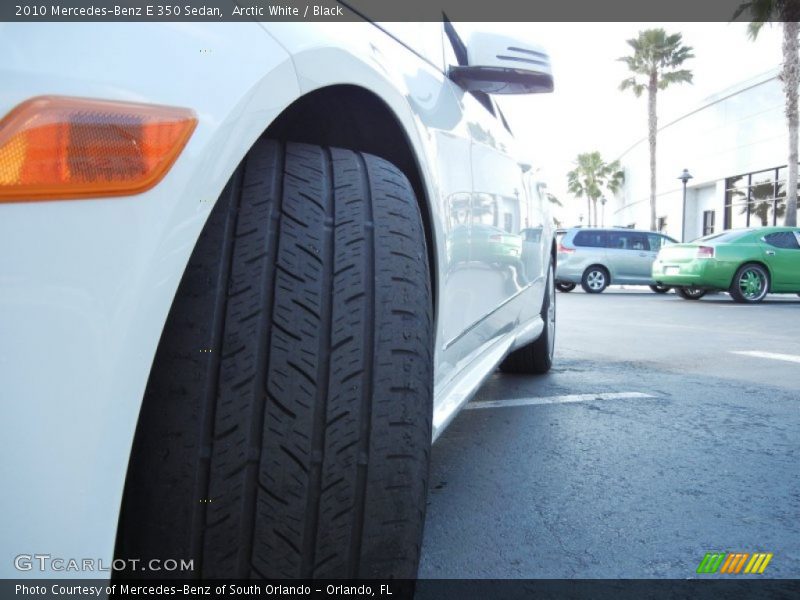 Arctic White / Black 2010 Mercedes-Benz E 350 Sedan