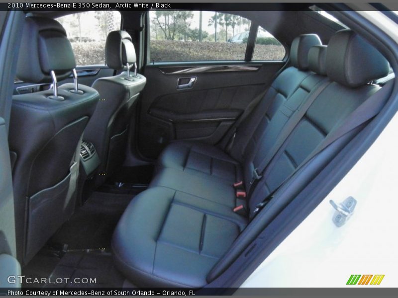 Arctic White / Black 2010 Mercedes-Benz E 350 Sedan