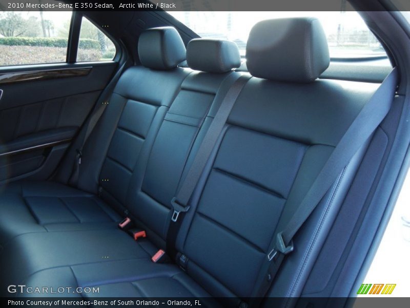 Arctic White / Black 2010 Mercedes-Benz E 350 Sedan