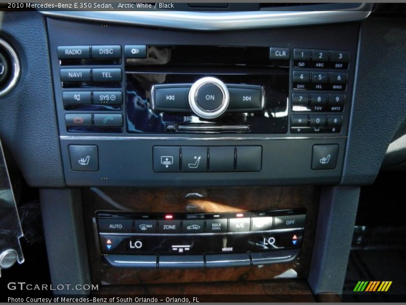 Arctic White / Black 2010 Mercedes-Benz E 350 Sedan