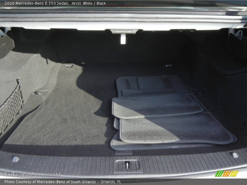 Arctic White / Black 2010 Mercedes-Benz E 350 Sedan