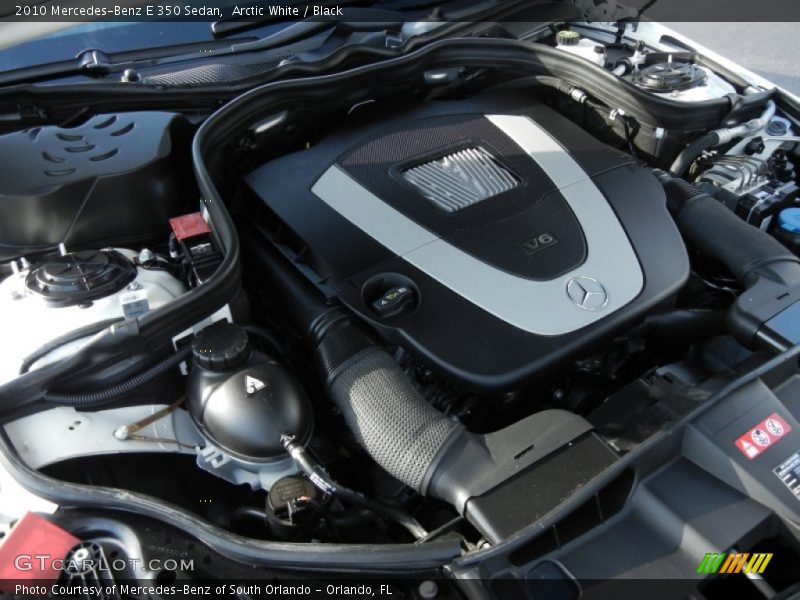 Arctic White / Black 2010 Mercedes-Benz E 350 Sedan