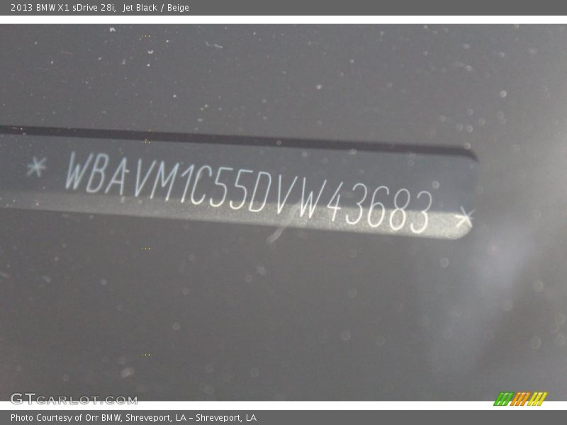 Jet Black / Beige 2013 BMW X1 sDrive 28i