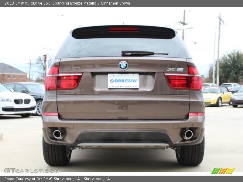 Sparkling Bronze Metallic / Cinnamon Brown 2013 BMW X5 xDrive 35i