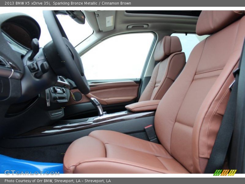 Front Seat of 2013 X5 xDrive 35i