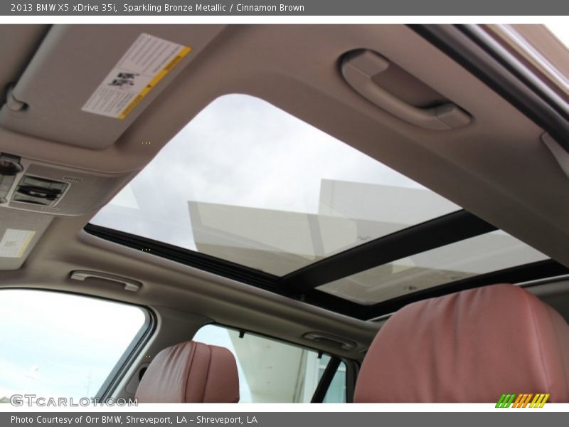 Sunroof of 2013 X5 xDrive 35i