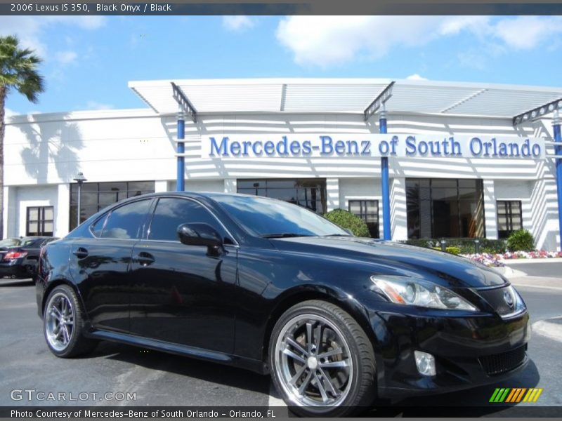 Black Onyx / Black 2006 Lexus IS 350