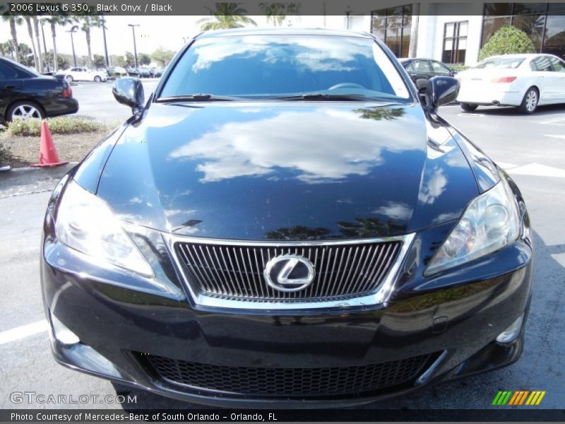 Black Onyx / Black 2006 Lexus IS 350