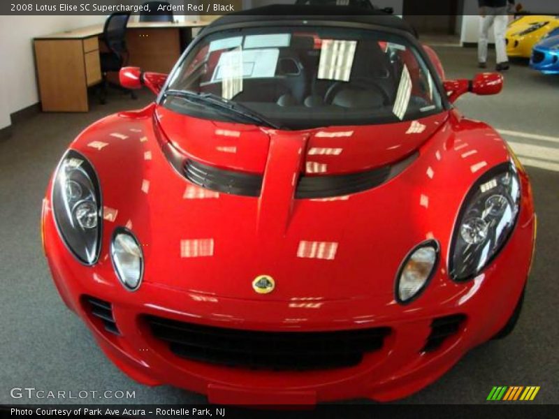 Ardent Red / Black 2008 Lotus Elise SC Supercharged