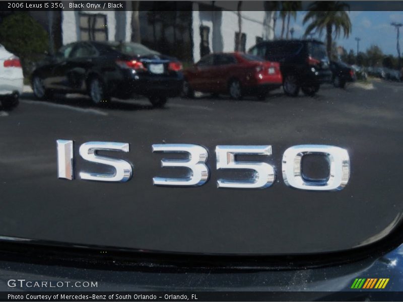 Black Onyx / Black 2006 Lexus IS 350