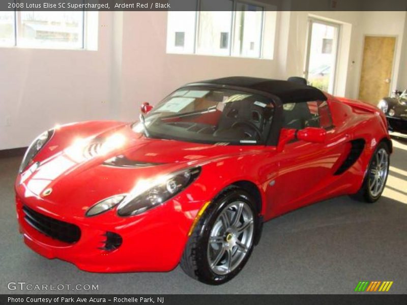 Ardent Red / Black 2008 Lotus Elise SC Supercharged
