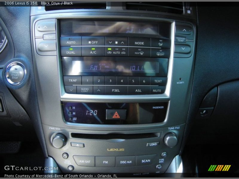 Black Onyx / Black 2006 Lexus IS 350