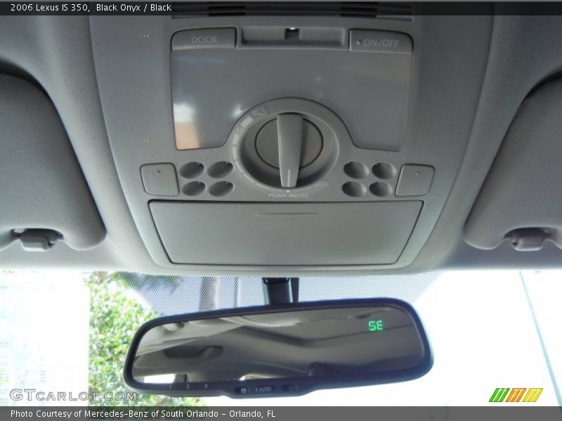 Black Onyx / Black 2006 Lexus IS 350