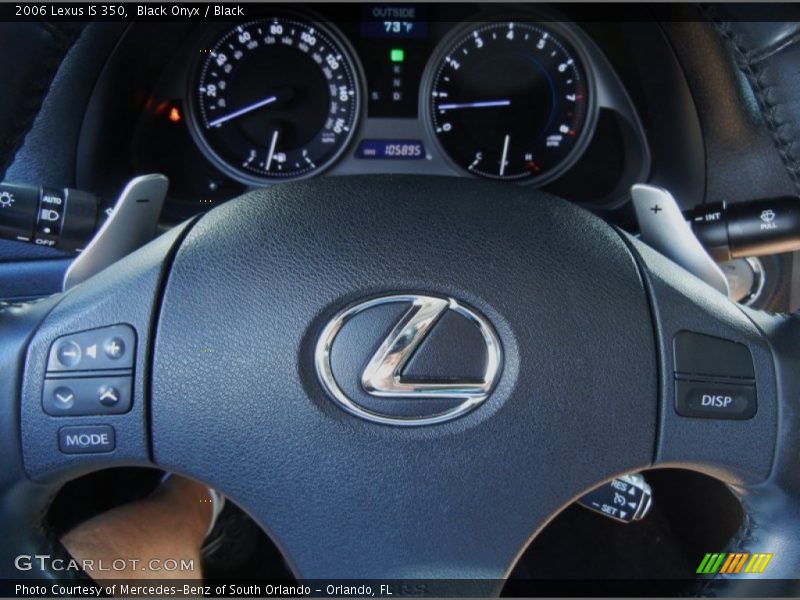 Black Onyx / Black 2006 Lexus IS 350