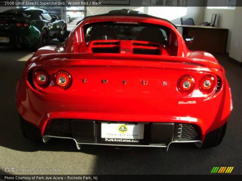 Ardent Red / Black 2008 Lotus Elise SC Supercharged