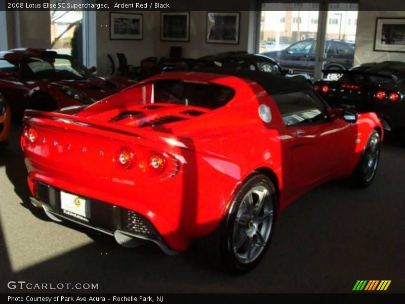 Ardent Red / Black 2008 Lotus Elise SC Supercharged