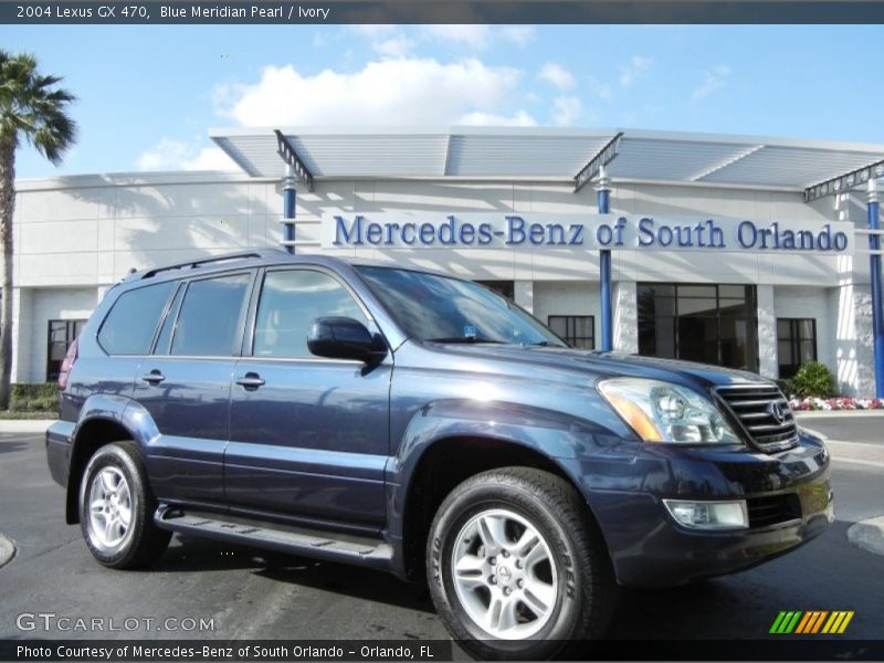 Blue Meridian Pearl / Ivory 2004 Lexus GX 470