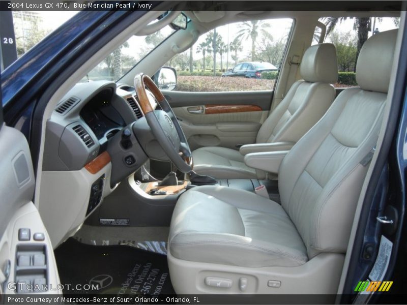 Blue Meridian Pearl / Ivory 2004 Lexus GX 470
