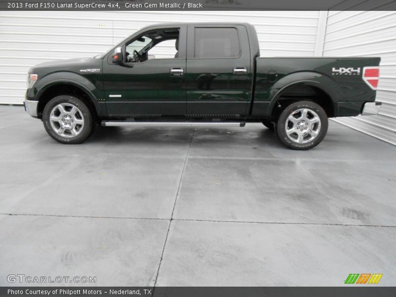  2013 F150 Lariat SuperCrew 4x4 Green Gem Metallic