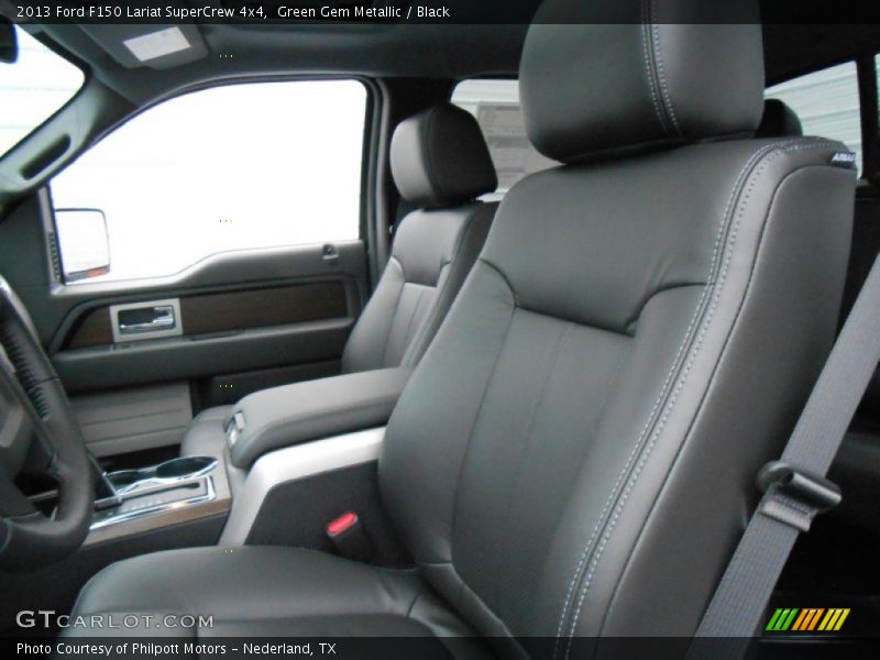  2013 F150 Lariat SuperCrew 4x4 Black Interior