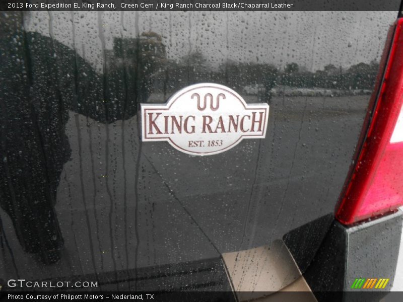 Green Gem / King Ranch Charcoal Black/Chaparral Leather 2013 Ford Expedition EL King Ranch