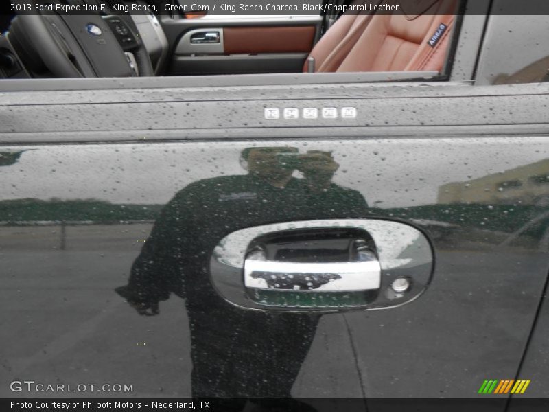Green Gem / King Ranch Charcoal Black/Chaparral Leather 2013 Ford Expedition EL King Ranch