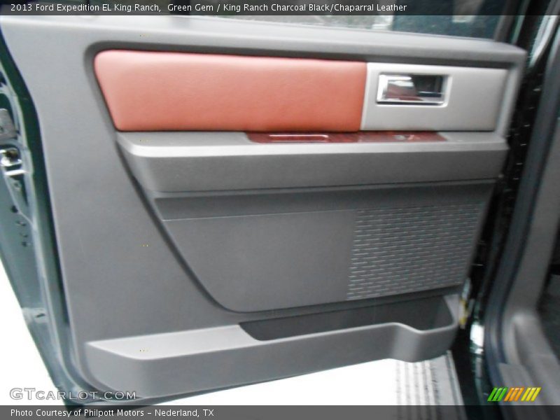 Green Gem / King Ranch Charcoal Black/Chaparral Leather 2013 Ford Expedition EL King Ranch