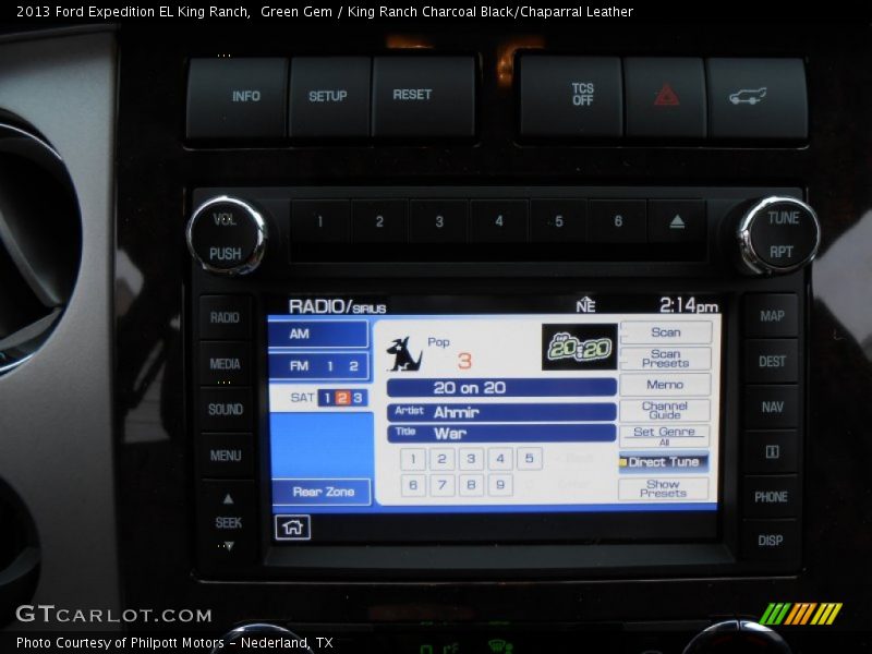 Green Gem / King Ranch Charcoal Black/Chaparral Leather 2013 Ford Expedition EL King Ranch