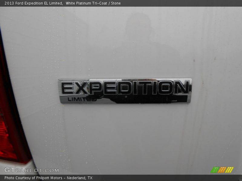 White Platinum Tri-Coat / Stone 2013 Ford Expedition EL Limited
