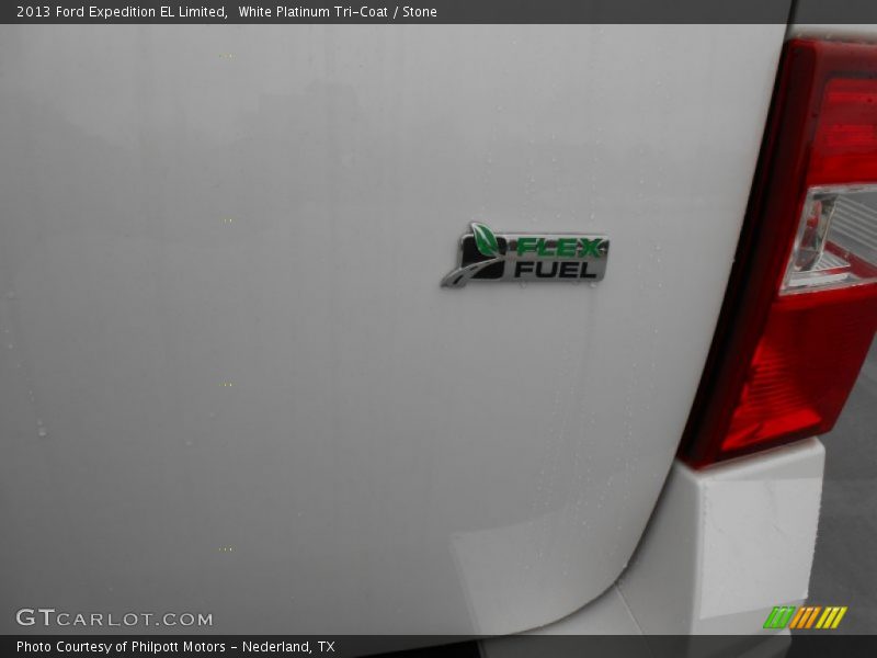 White Platinum Tri-Coat / Stone 2013 Ford Expedition EL Limited