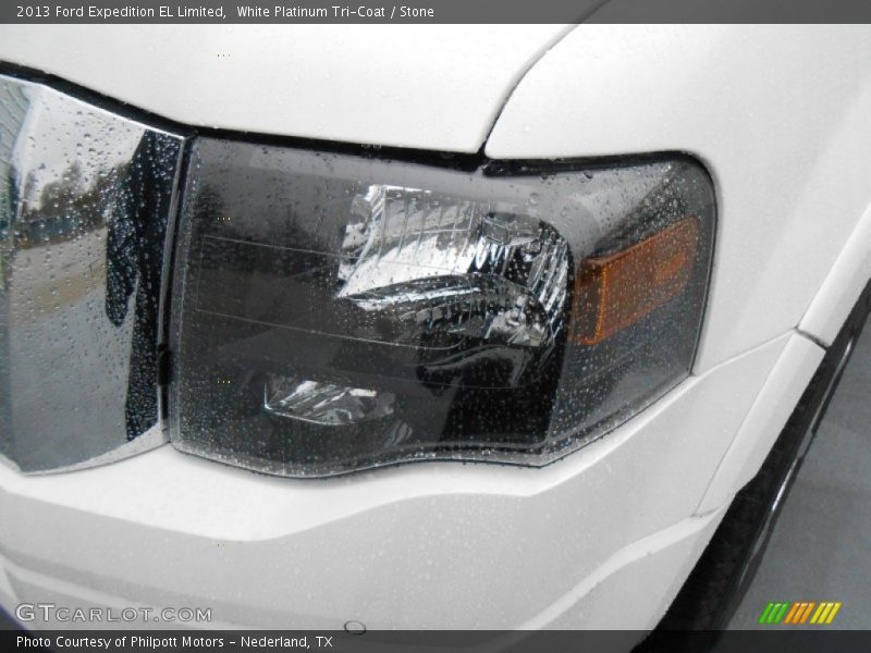 White Platinum Tri-Coat / Stone 2013 Ford Expedition EL Limited