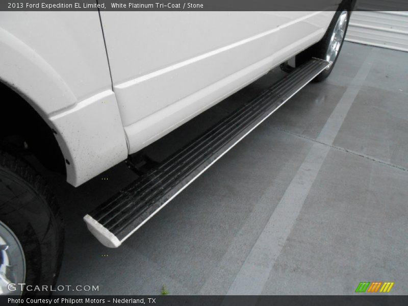 White Platinum Tri-Coat / Stone 2013 Ford Expedition EL Limited