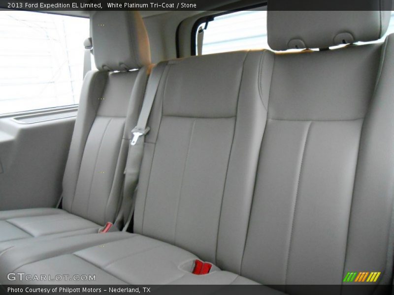 White Platinum Tri-Coat / Stone 2013 Ford Expedition EL Limited