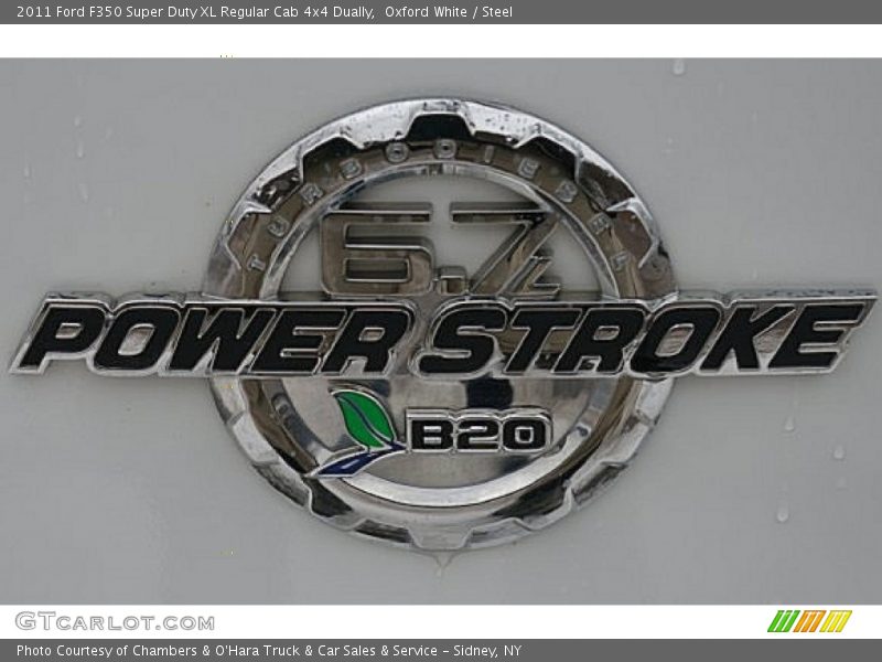 Oxford White / Steel 2011 Ford F350 Super Duty XL Regular Cab 4x4 Dually