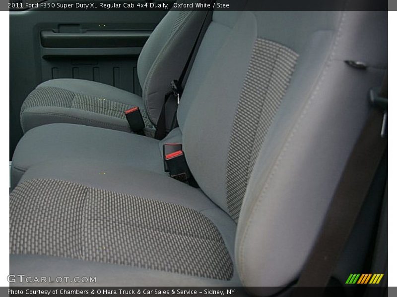 Oxford White / Steel 2011 Ford F350 Super Duty XL Regular Cab 4x4 Dually