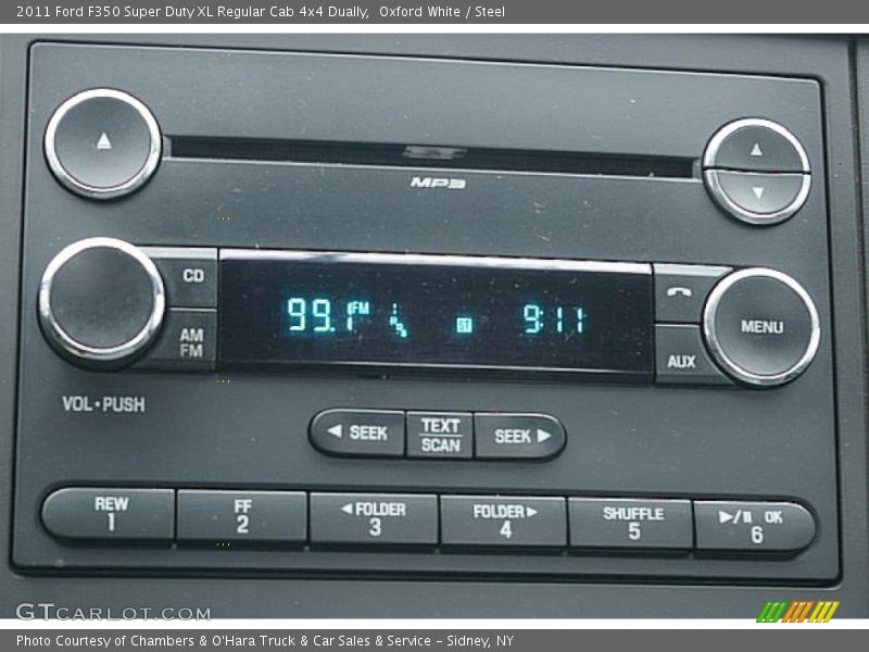 Audio System of 2011 F350 Super Duty XL Regular Cab 4x4 Dually