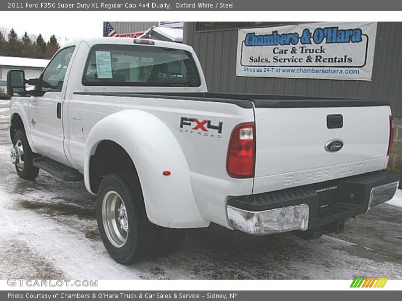 Oxford White / Steel 2011 Ford F350 Super Duty XL Regular Cab 4x4 Dually