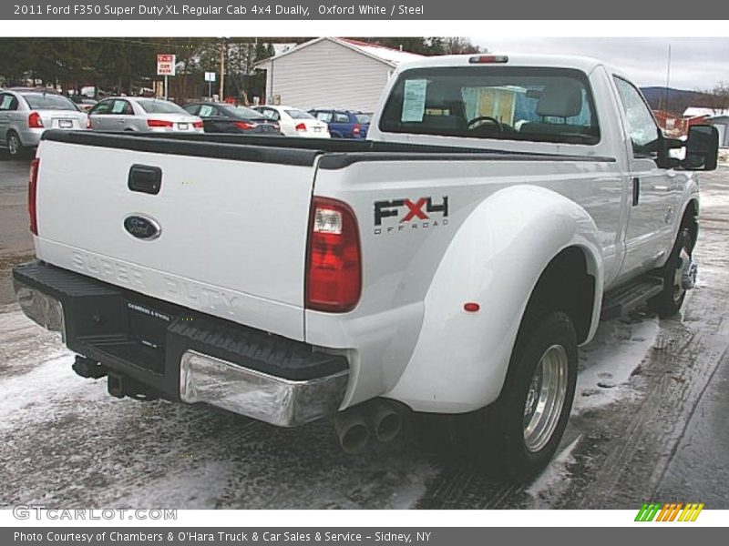  2011 F350 Super Duty XL Regular Cab 4x4 Dually Oxford White