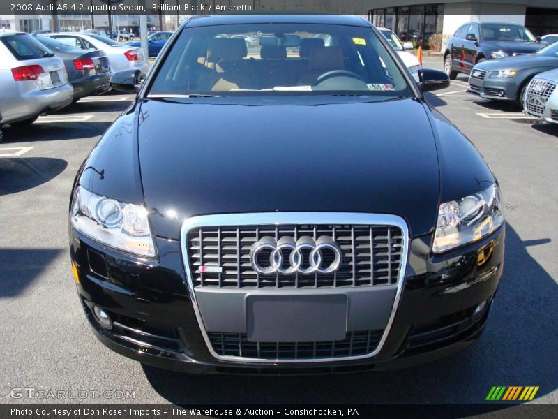 Brilliant Black / Amaretto 2008 Audi A6 4.2 quattro Sedan