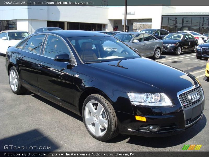 Brilliant Black / Amaretto 2008 Audi A6 4.2 quattro Sedan