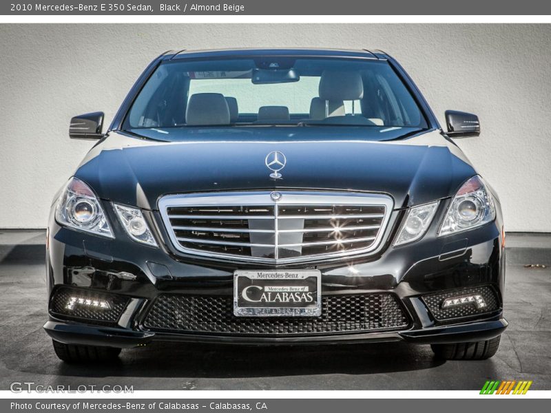 Black / Almond Beige 2010 Mercedes-Benz E 350 Sedan