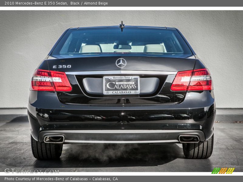 Black / Almond Beige 2010 Mercedes-Benz E 350 Sedan