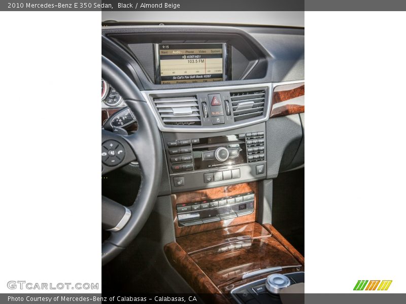 Black / Almond Beige 2010 Mercedes-Benz E 350 Sedan