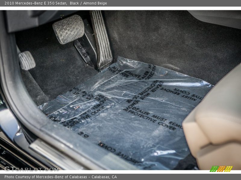 Black / Almond Beige 2010 Mercedes-Benz E 350 Sedan