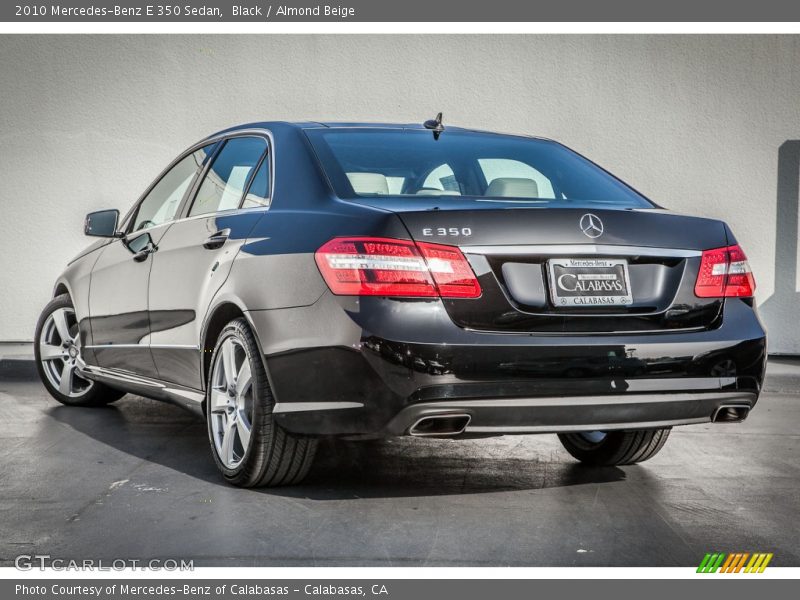 Black / Almond Beige 2010 Mercedes-Benz E 350 Sedan