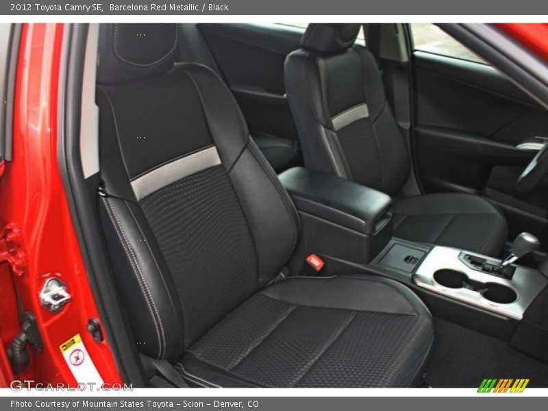 Barcelona Red Metallic / Black 2012 Toyota Camry SE