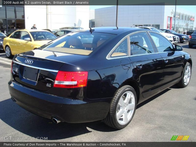 Brilliant Black / Amaretto 2008 Audi A6 4.2 quattro Sedan