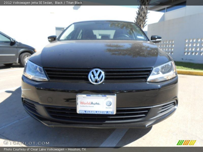 Black / Titan Black 2012 Volkswagen Jetta SE Sedan