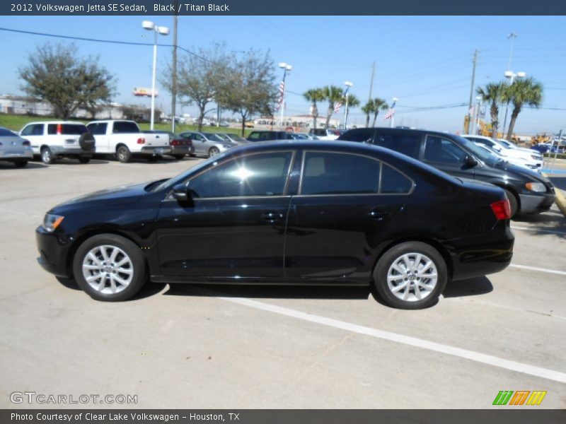 Black / Titan Black 2012 Volkswagen Jetta SE Sedan