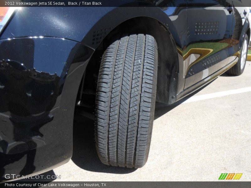 Black / Titan Black 2012 Volkswagen Jetta SE Sedan